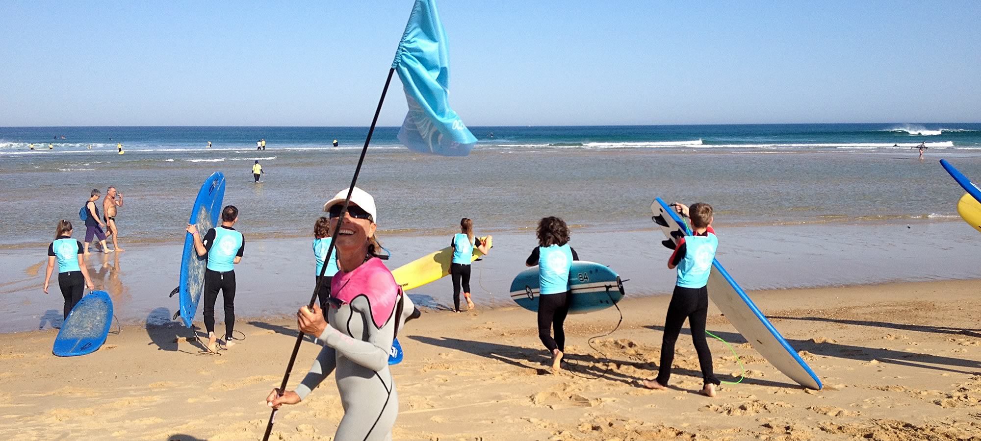 école de surf Messanges